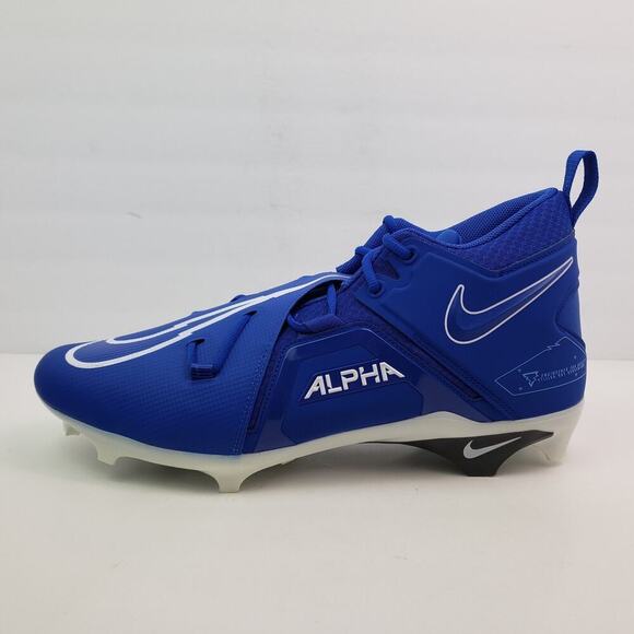 Nike Alpha Menace Pro 3 Mens Size 17 Game Royal Blue White Football Cleats main image 5